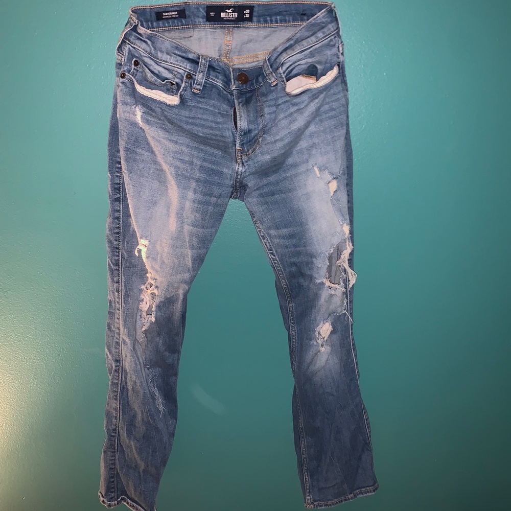 Men’s Distressed Hollister Jeans